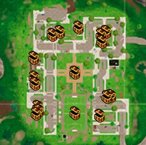 《堡垒之夜》第四赛季地图全资源点解析