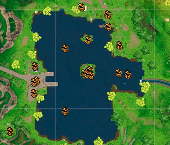 《堡垒之夜》第四赛季地图全资源点解析