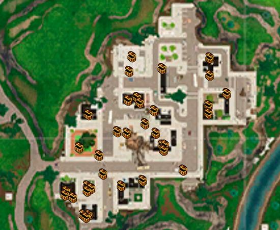 《堡垒之夜》第四赛季地图全资源点解析