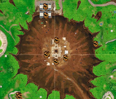 《堡垒之夜》第四赛季地图全资源点解析