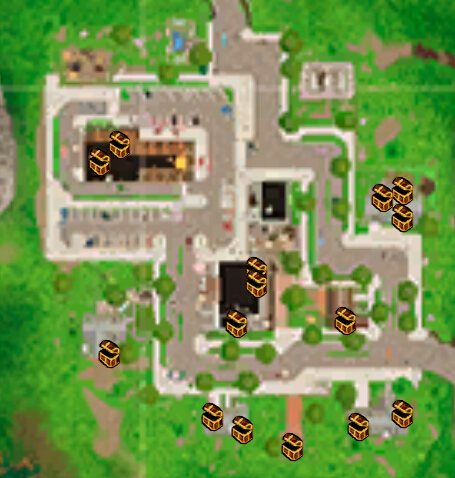 《堡垒之夜》第四赛季地图全资源点解析