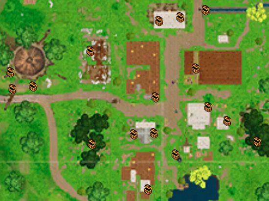 《堡垒之夜》第四赛季地图全资源点解析