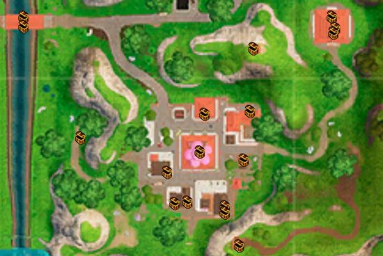 《堡垒之夜》第四赛季地图全资源点解析