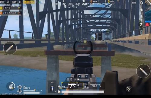 《绝地求生刺激战场》大桥透视bug演示视频