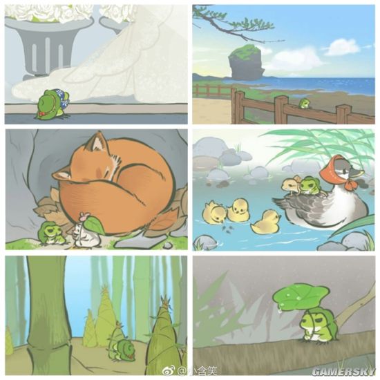 《旅行青蛙:中国之旅》明信片合集