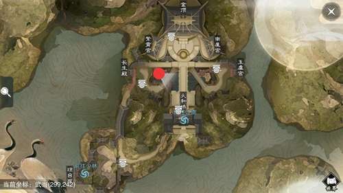 《楚留香》手游5月11日坐观万象打坐点位置