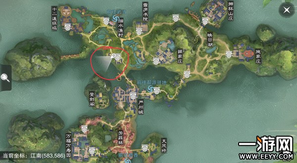 《楚留香》手游4月27日坐观万象打坐点位置