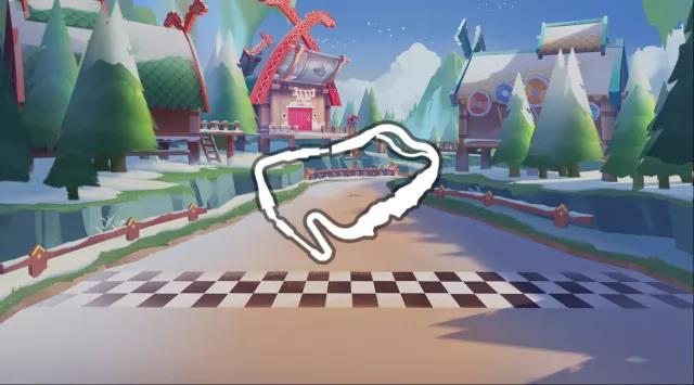 《QQ飞车》极地海龙湾跑法攻略