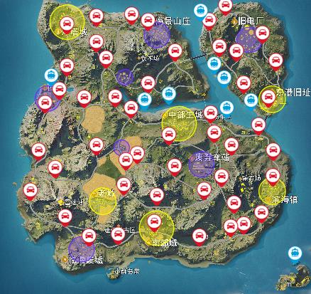 《荒野行动》飓风半岛刷船点