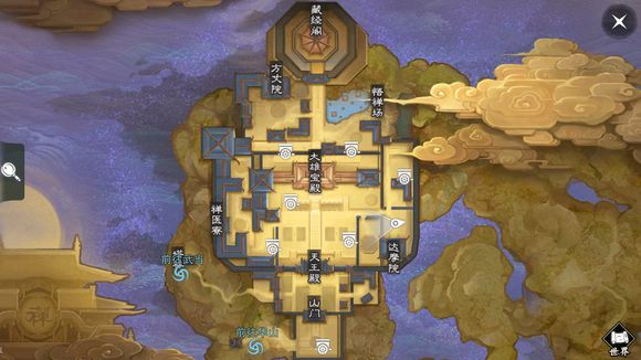 《楚留香》手游4月3日坐观万象打坐点位置