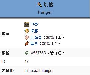 《我的世界》饥饿buff的效果作用一览