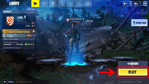 《堡垒之夜》手游限时模式怎么进?