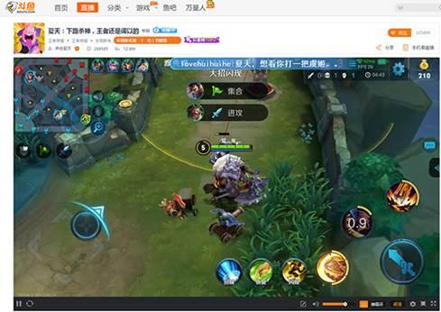 斗鱼《王者荣耀》小青蛙直播间
