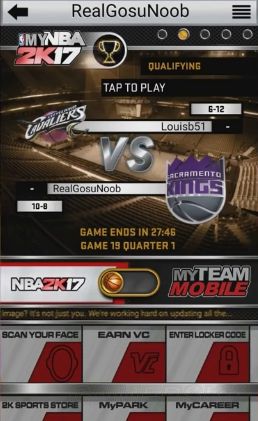 《NBA2K17》手机扫脸图文教程