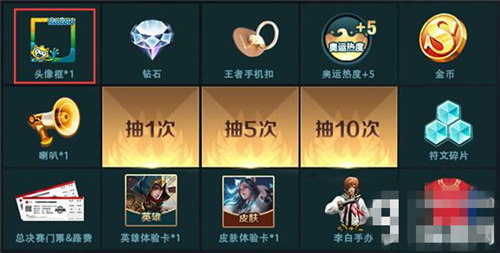 《王者荣耀》里约头像框怎么获得