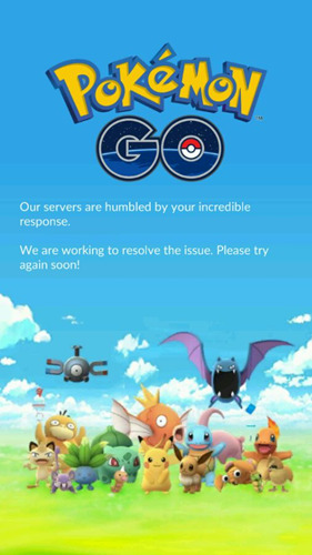 pokemon go��ʾgo our servers are humbled��ô��
