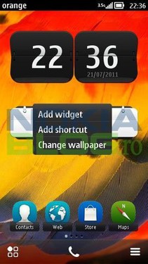 ŵN700 Symbian Belleع