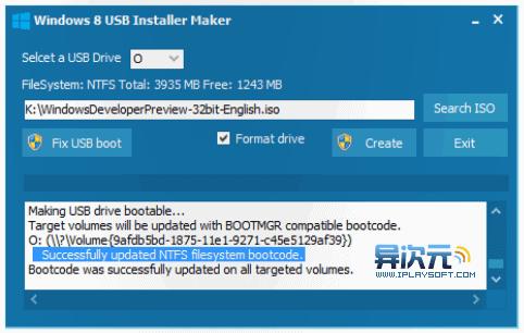 Windows 8 USB Installer Maker